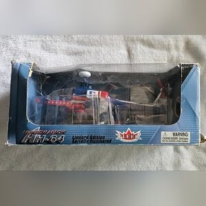 Fleer Collectibles Longbow Apache HH-64 helicopter with an Atlanta Braves Theme